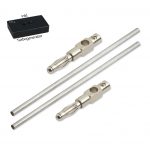 Eisen Elektroden 8,2 cm x 2,5 mm (1 Paar) mit Turbogenerator 6.0