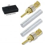 Gallium Elektroden 5,0 cm x  8,0 mm (1 Paar) mit Turbogenerator 6.0