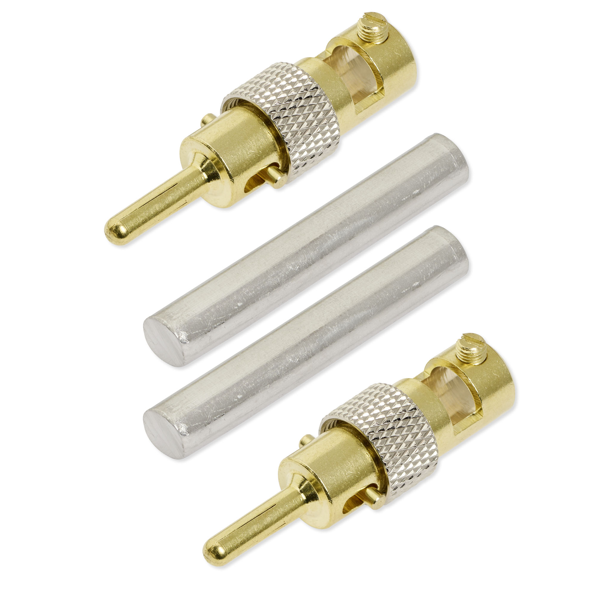 Indium_50x8mm_2Stecker.jpg Indium Elektroden 5,0 cm x 8,0 mm (1 Paar) – Bild 1