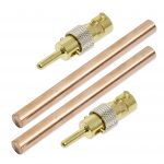 Kupfer Elektroden 10,0 cm x 8,0 mm (1 Paar)