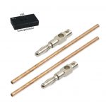 Kupfer Elektroden 8,2 cm x 2,5 mm (1 Paar) mit Turbogenerator 6.0
