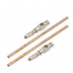 Kupfer Elektroden 8,2 cm x 2,5 mm (1 Paar)