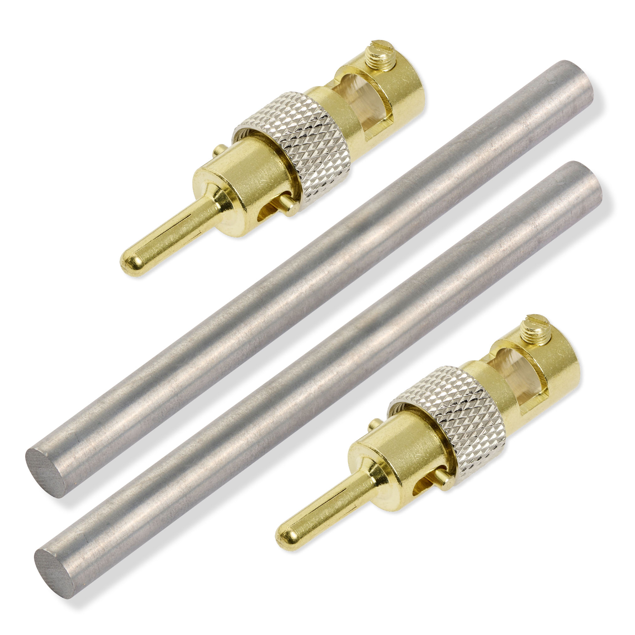 Molybdaen_100x8mm_2-Stecker.jpg Molybdän Elektroden 10,0 cm x 8,0 mm (1 Paar) – Bild 1