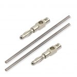 Molybdän Elektroden 8,2 cm x 2,5 mm (1 Paar)