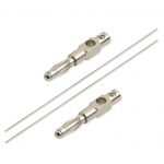 Rhodium Elektroden 8,2 cm x 0,5 mm (1 Paar)