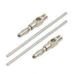 Rhodium Elektroden 8,2 cm x 2,5 mm (1 Paar)