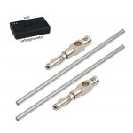 Tantal Elektroden 8,2 cm x 2,5 mm (1 Paar) mit Turbogenerator 6.0