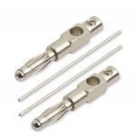 Iridium Elektroden 4,1 cm x 1,0 mm (1 Paar)