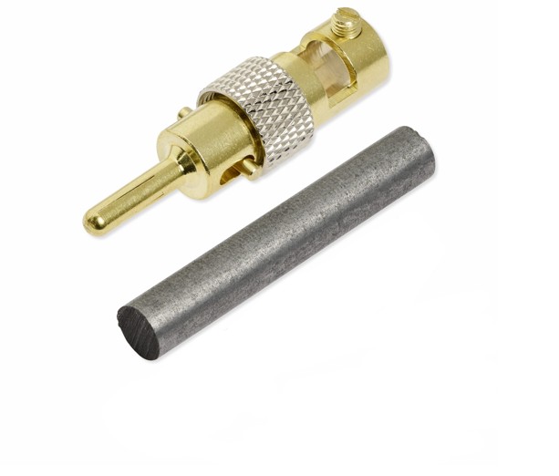 Kohlenstoff_50x8mm_1Stecker Kohlenstoff Elektroden 5,0 cm x 8,0 mm (1 Stab) – Bild 1