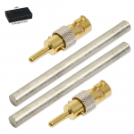 Zinn Elektroden 10,0 cm x 8,0 mm (1 Paar) mit Turbogenerator 6.0