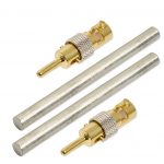 Zinn Elektroden 10,0 cm x 8,0 mm (1 Paar)