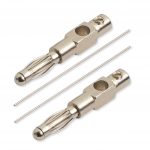 Iridium Elektroden 4,1 cm x 0,5 mm (1 Paar)